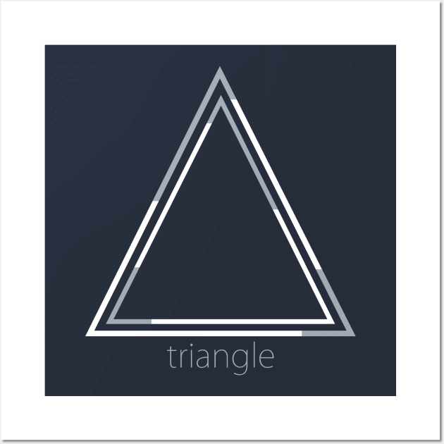 Triangle Wall Art by ganola